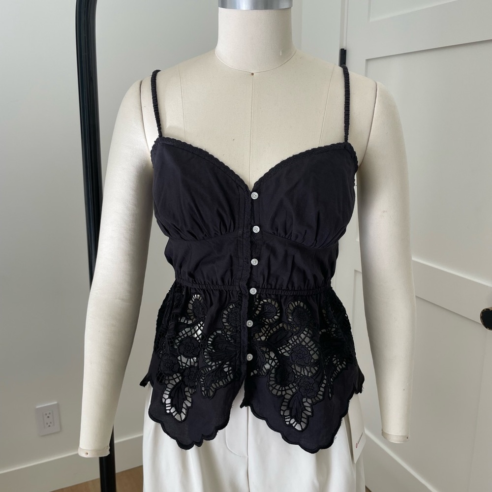 Tularosa Black Lace Camisole